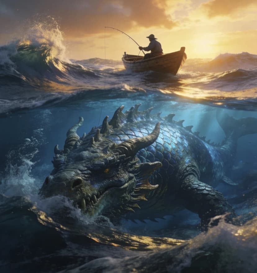 megaannum of hiding under the deep blue sea