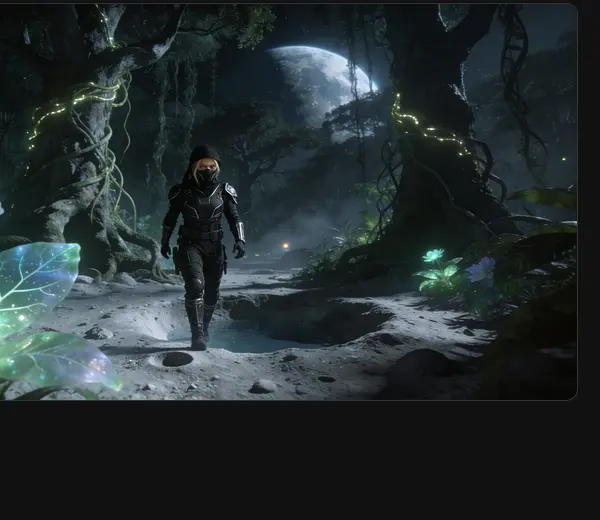 Generated preset, ninja in jungle